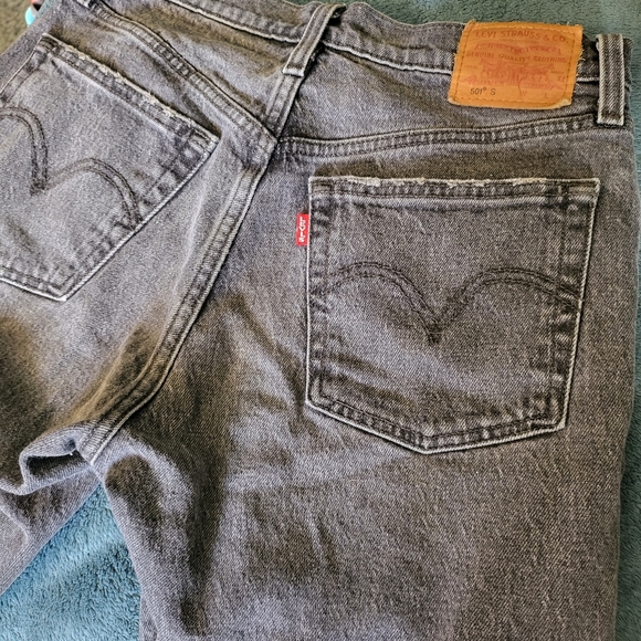 Vintage LEVIS (big E) 501 Skinny Button Fly Premium Denim Fade Wash W25/L28 - Picture 2 of 11